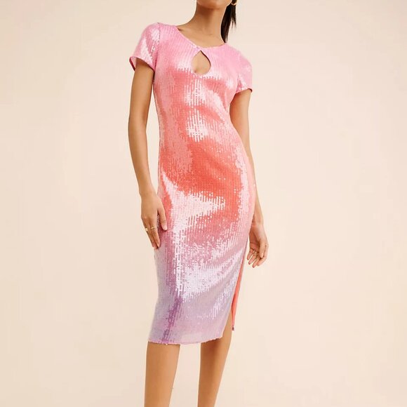 Hutch Dresses & Skirts - Hutch Sequin Ombre Slip Dress